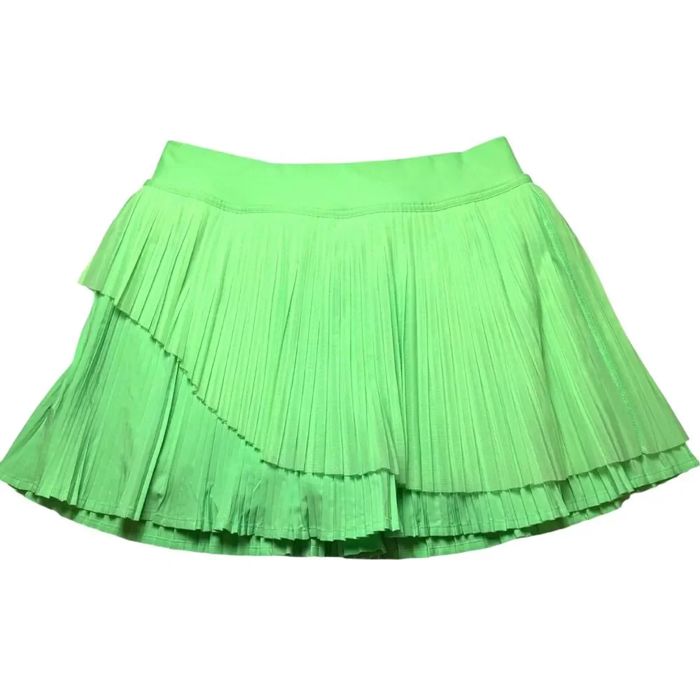 Lululemon Tiered Pleats High-Rise Tennis Skirt Pistachio - Picture 4 of 8